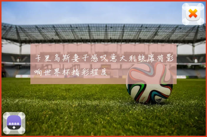 卡里乌斯妻子感叹意大利缺席将影响世界杯精彩程度